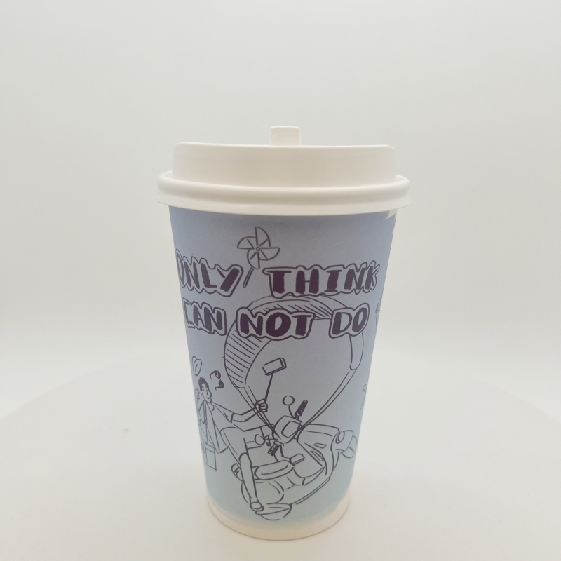 paper cup with lid