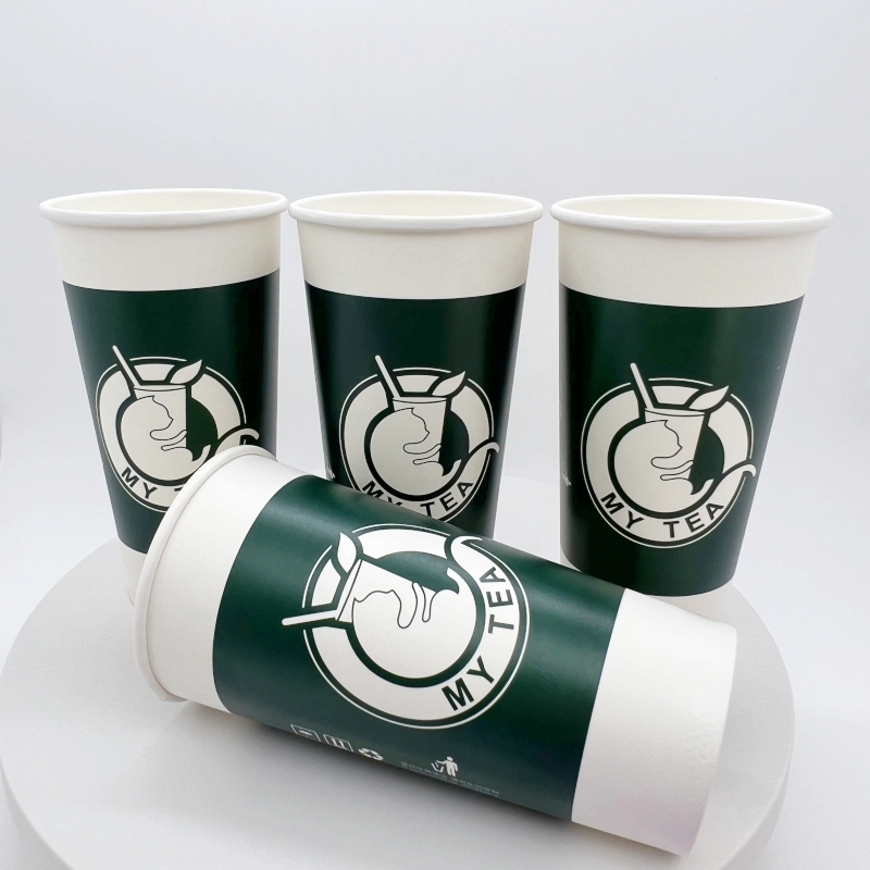 Thickened paper cup