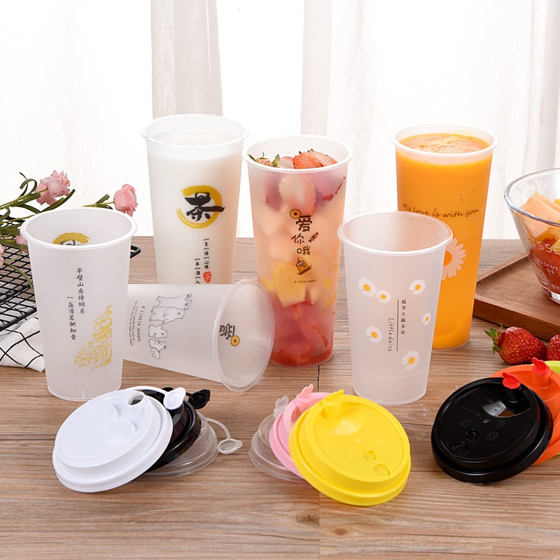 90 diameter custom LOGO hard PP plastic cup