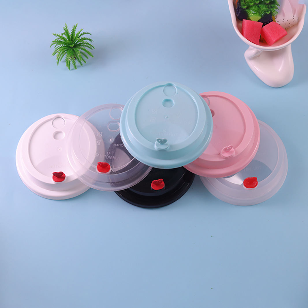 Disposable milk tea cup lid