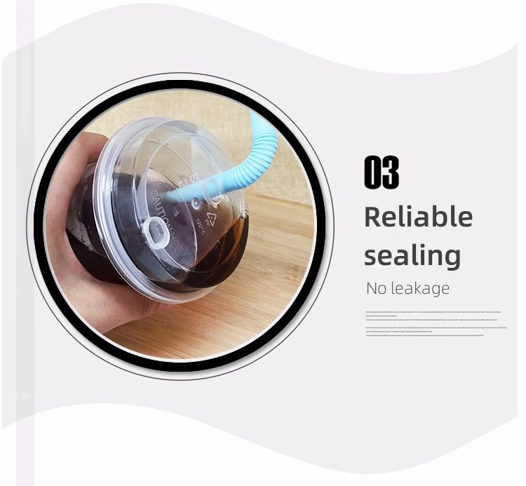 Disposable milk tea cup lid