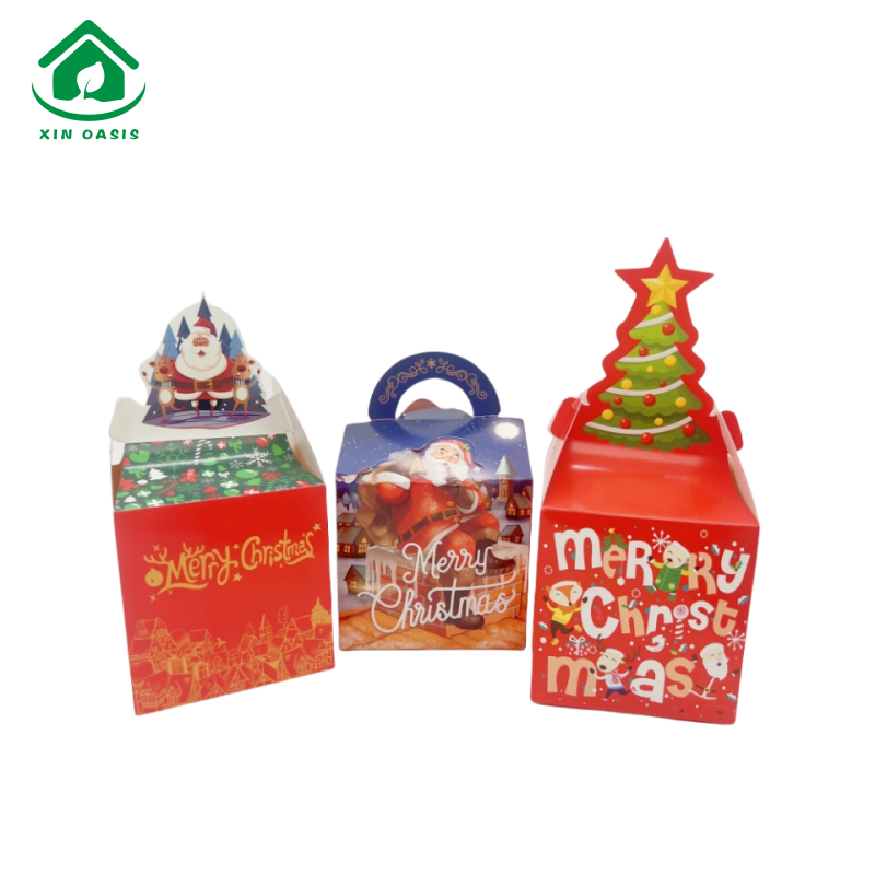 Christmas gift box Christmas Eve disposable apple paper box