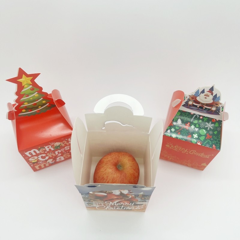 Christmas gift box Christmas Eve disposable apple paper box