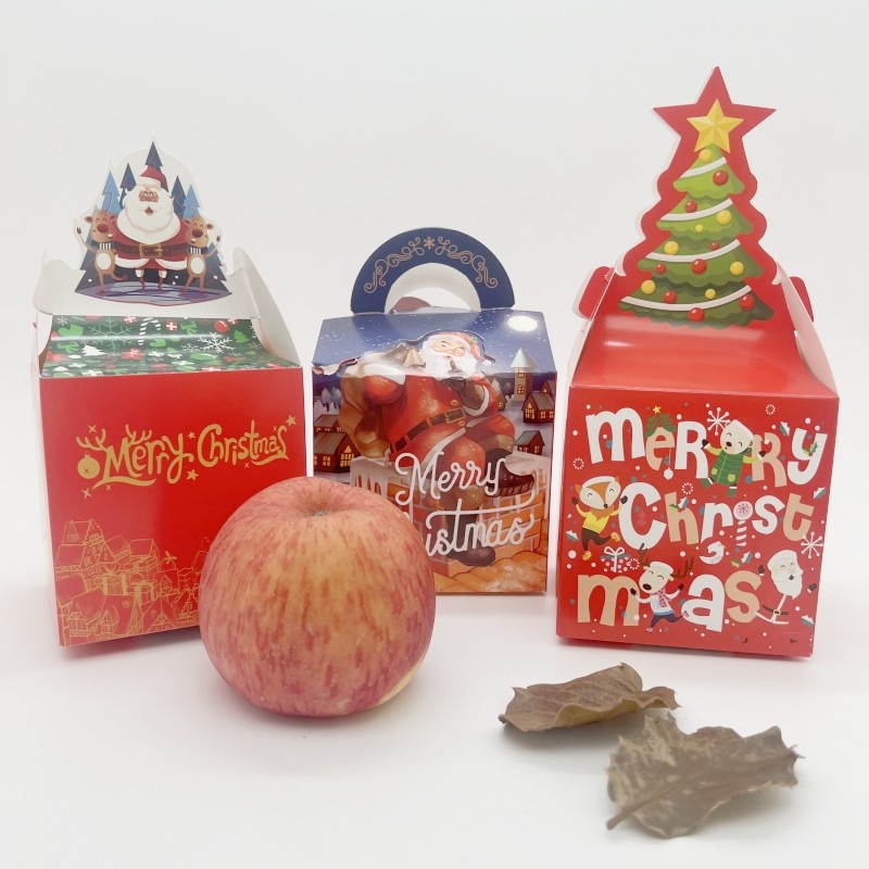 Christmas gift box Christmas Eve disposable apple paper box