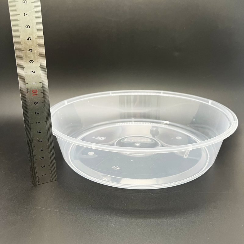 Disposable plastic bowl