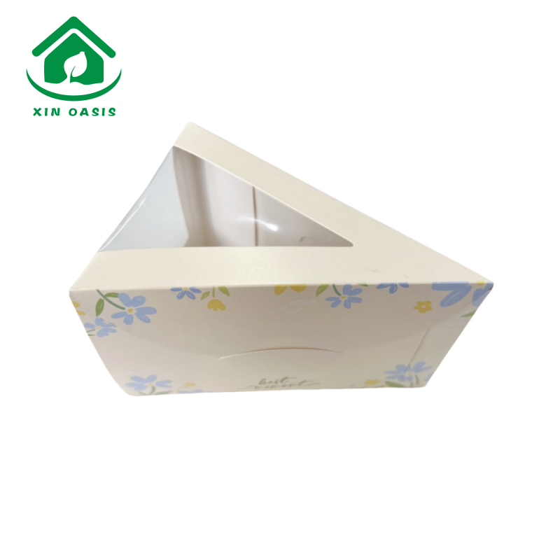 Disposable Foldable Sandwich Cake Paper Box