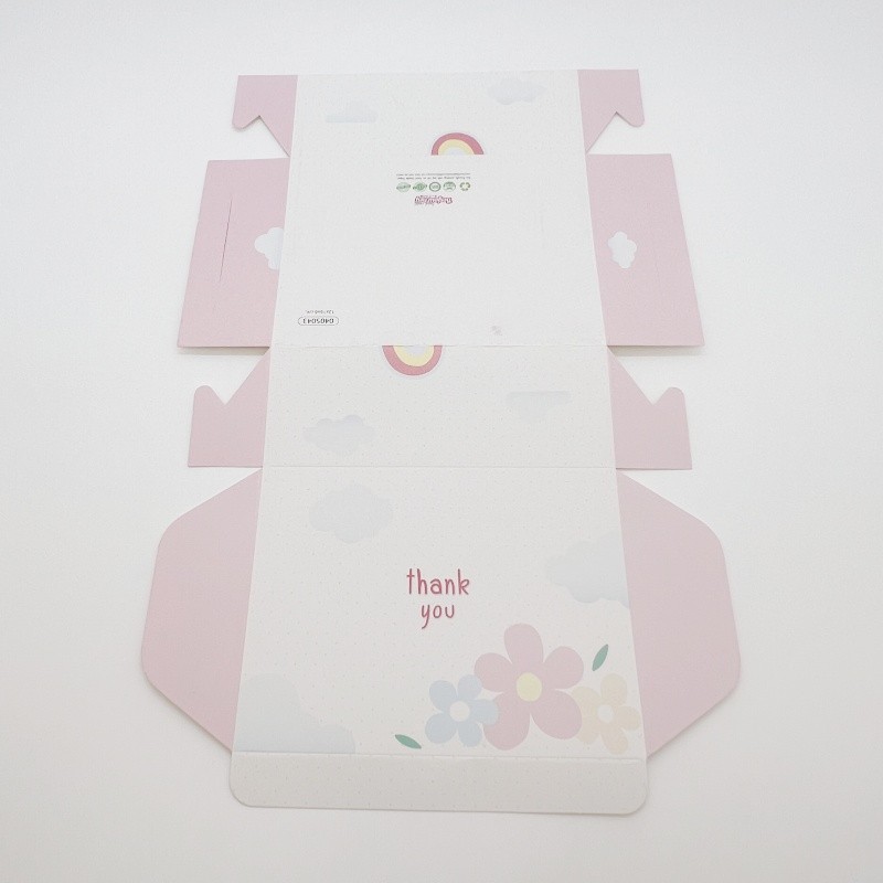 Disposable bakery cake dessert foldable paper box