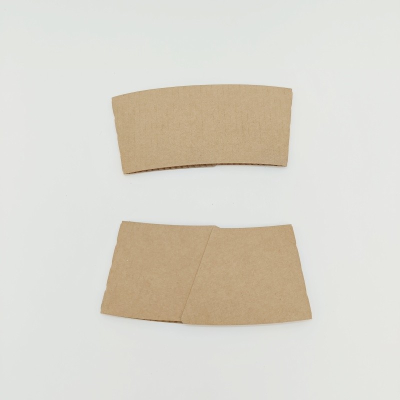 80/90mm Disposable Kraft Paper Cup Sleeve