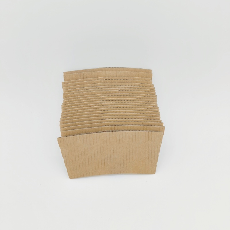 Brown paper cup sleeve