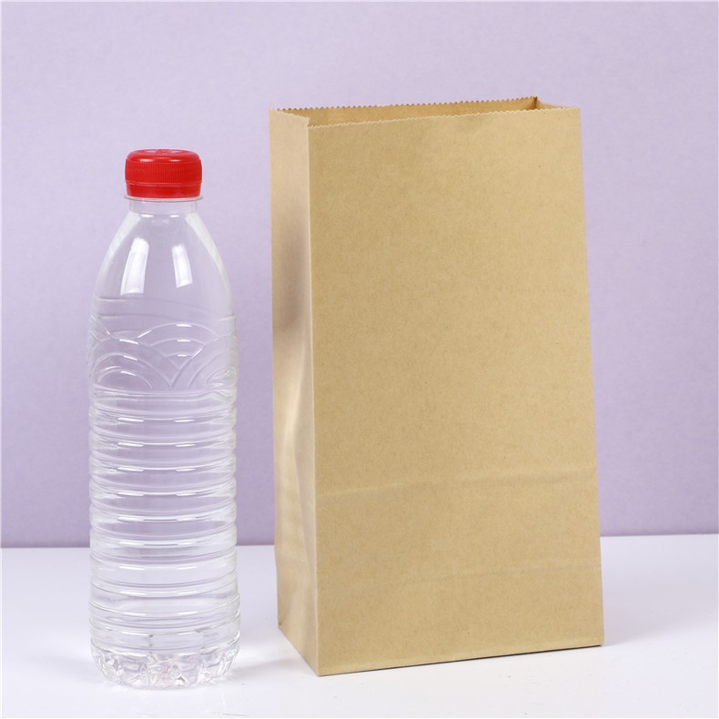 Cowhide thickened oil proof bag packing hand paper bag