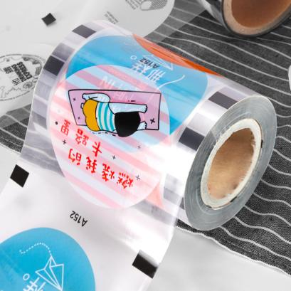 Milk tea cup sealing film