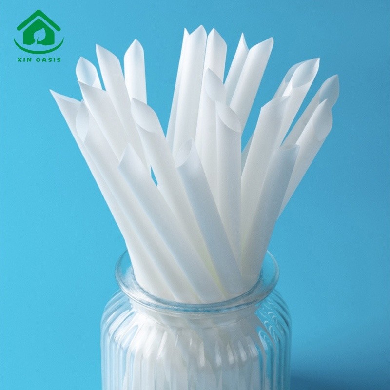 Disposable PLA degradable food grade beverage straw