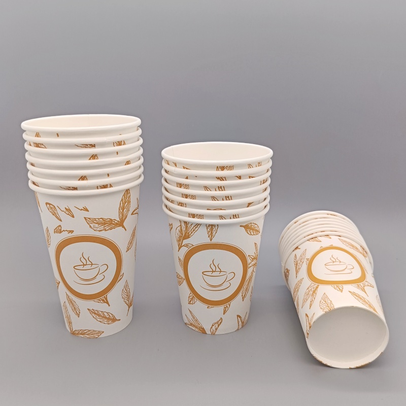 Paper cups stock