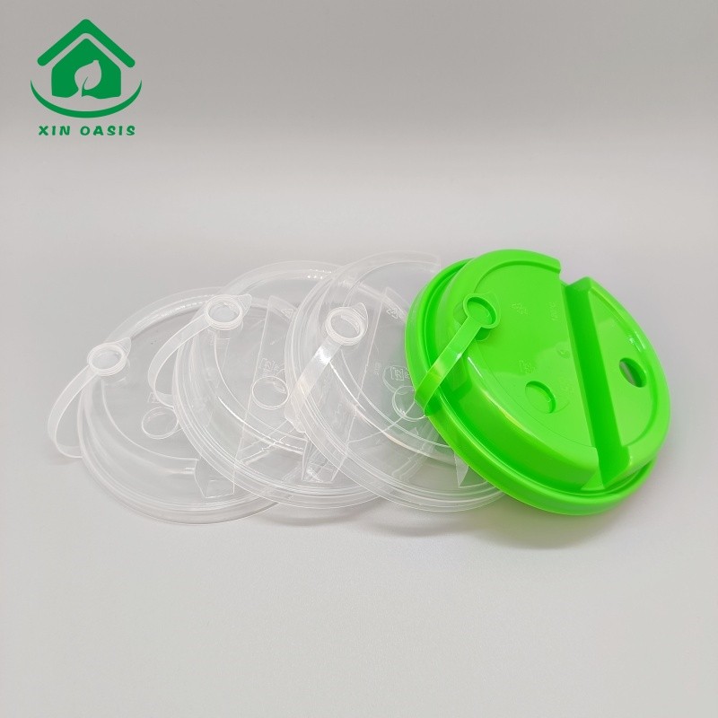 Fruit bucket disposable cup lid mobile phone holder injection plastic lid