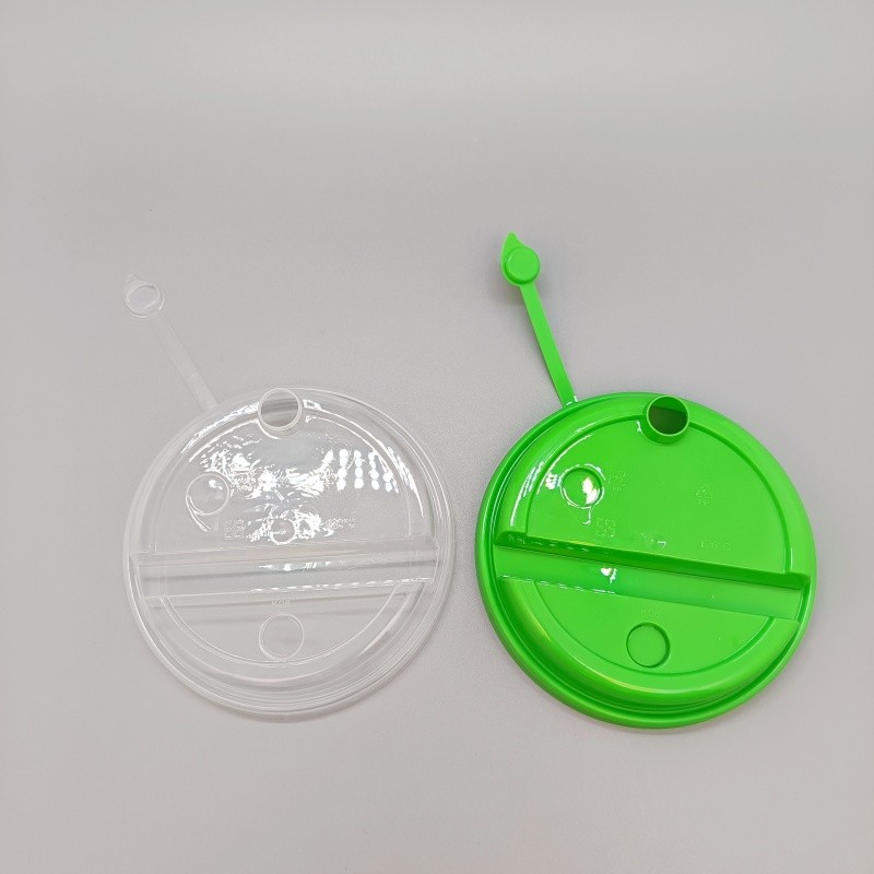 Fruit bucket disposable cup lid mobile phone holder injection plastic lid