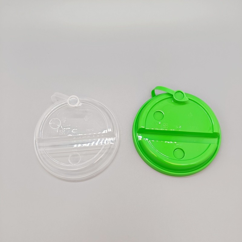 Fruit bucket disposable cup lid mobile phone holder injection plastic lid