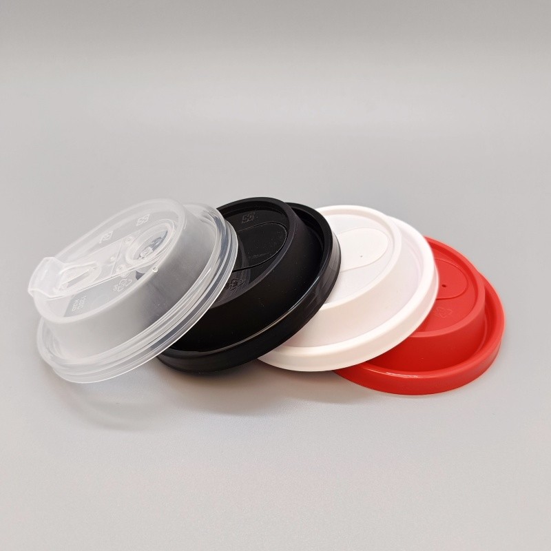 Four color milk tea cup lid multi functional food grade plastic bucket lid