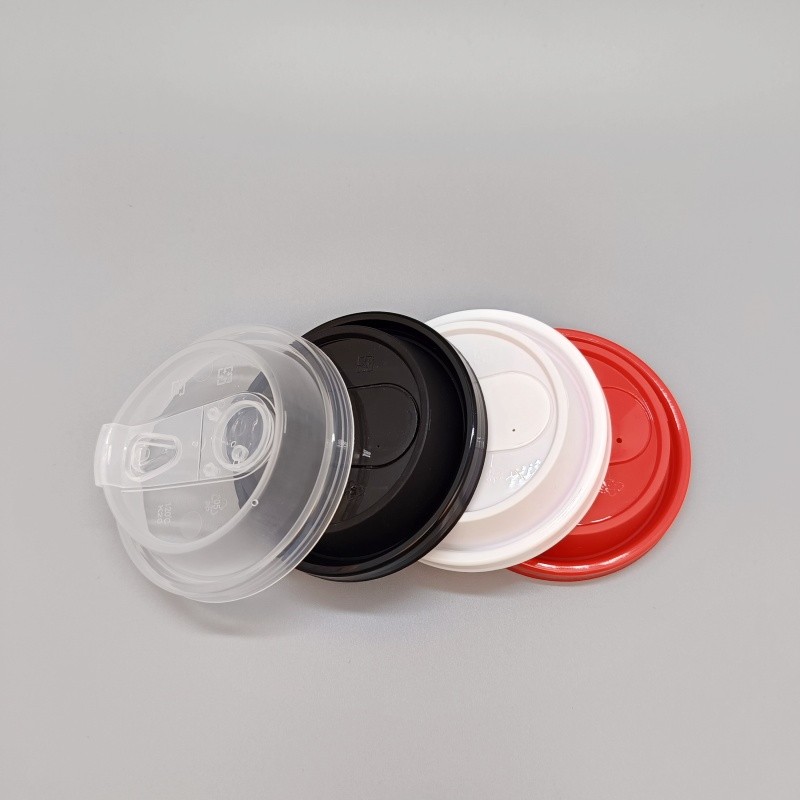 Four color milk tea cup lid multi functional food grade plastic bucket lid