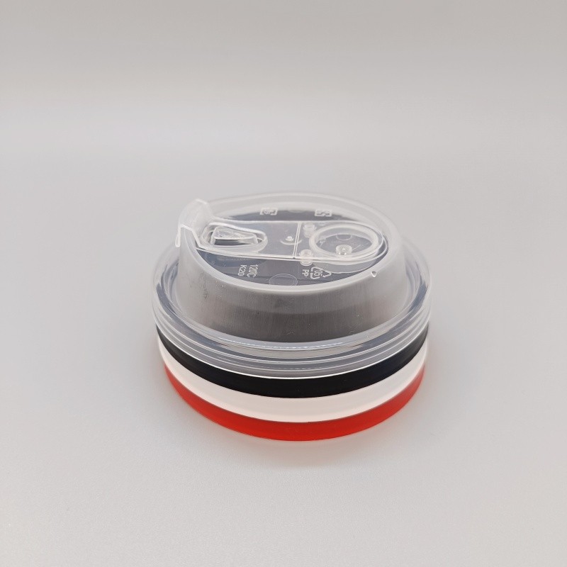 Four color milk tea cup lid multi functional food grade plastic bucket lid