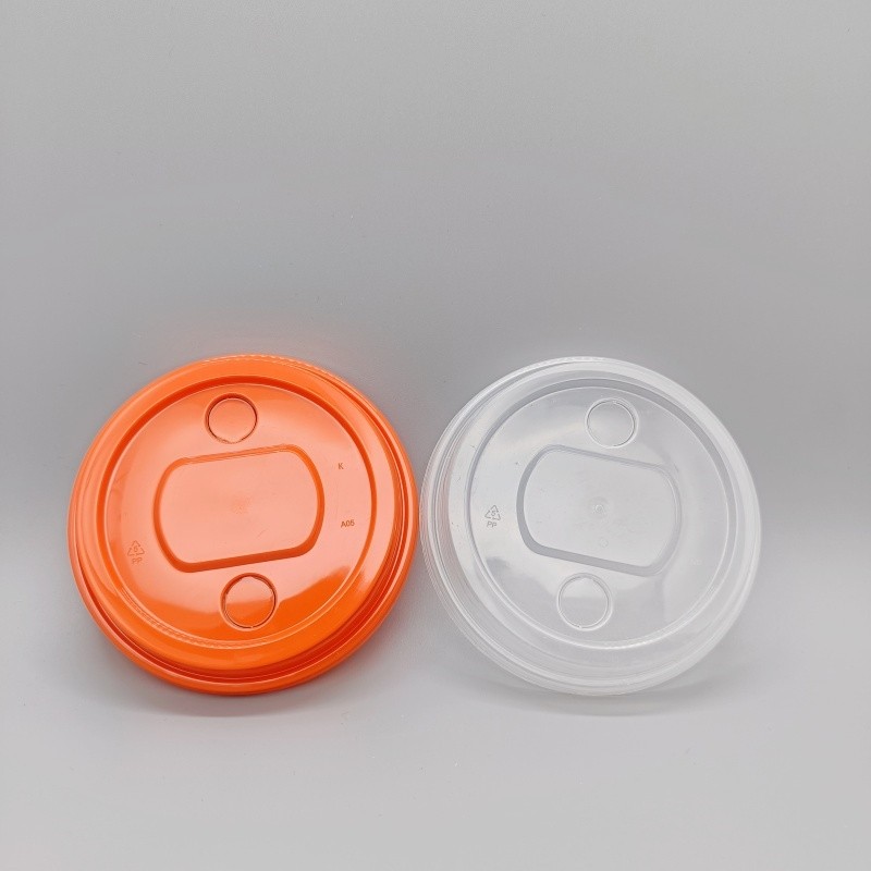 700ML PP lid for large disposable fruit plastic cup