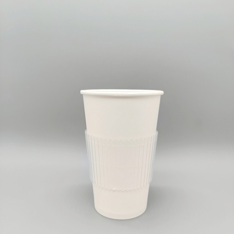 Disposable PP plastic coffee cup sleeve