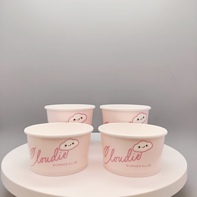 Custom ice cream paper bowl