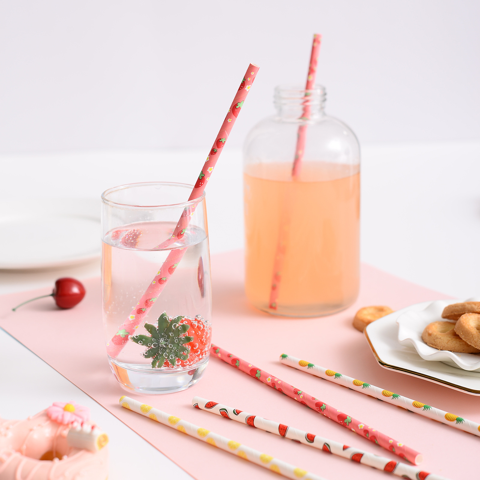 Food grade paper straws