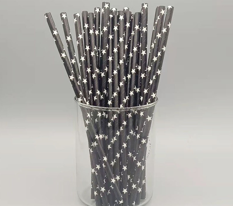 Disposable paper straws