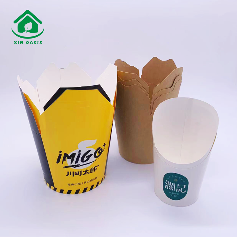 Custom Disposable French Fries Cup Snack Paper Cup