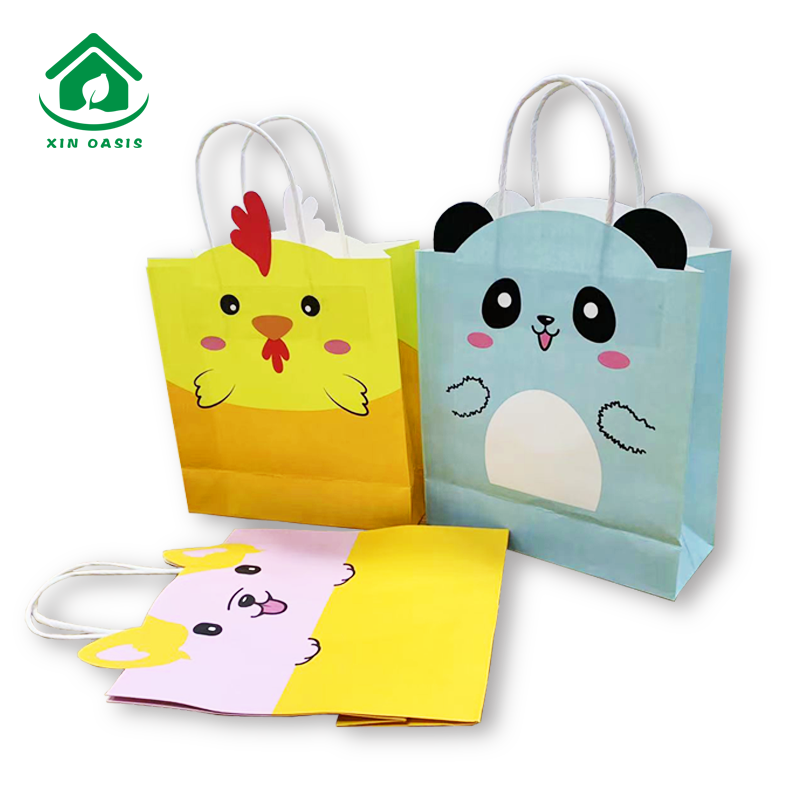 Whosale Disposable Paper Bag With Handle