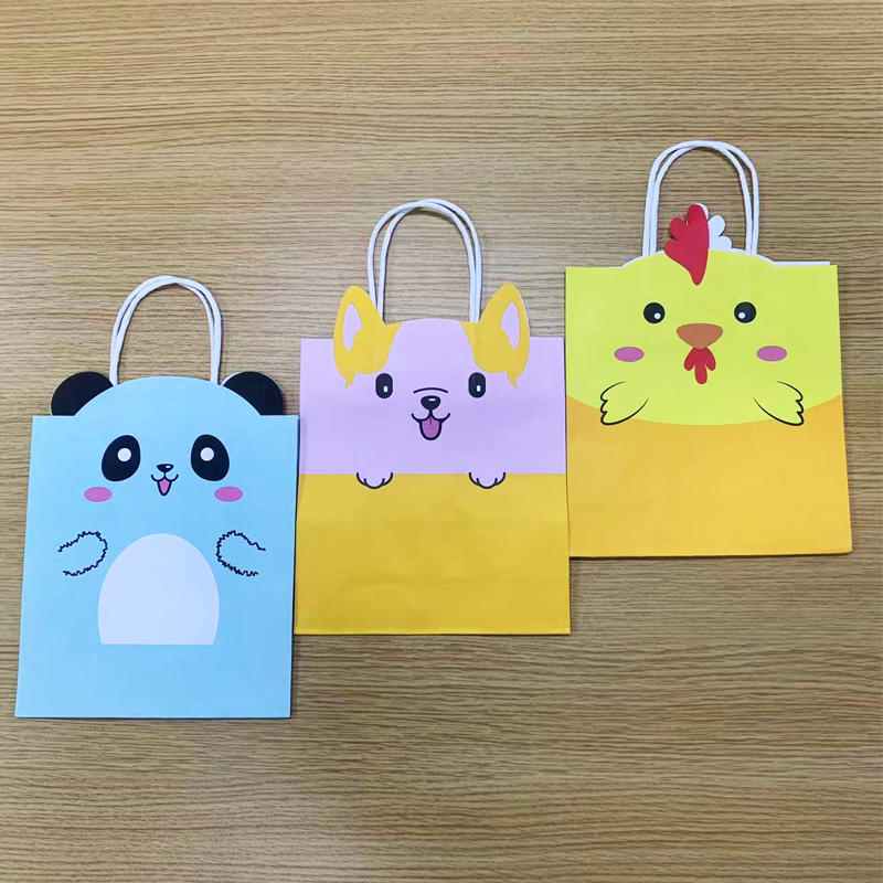 Whosale Disposable Paper Bag With Handle