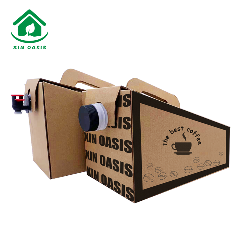 Disposable Ecofriendly Logo Printed Coffee takeaway box