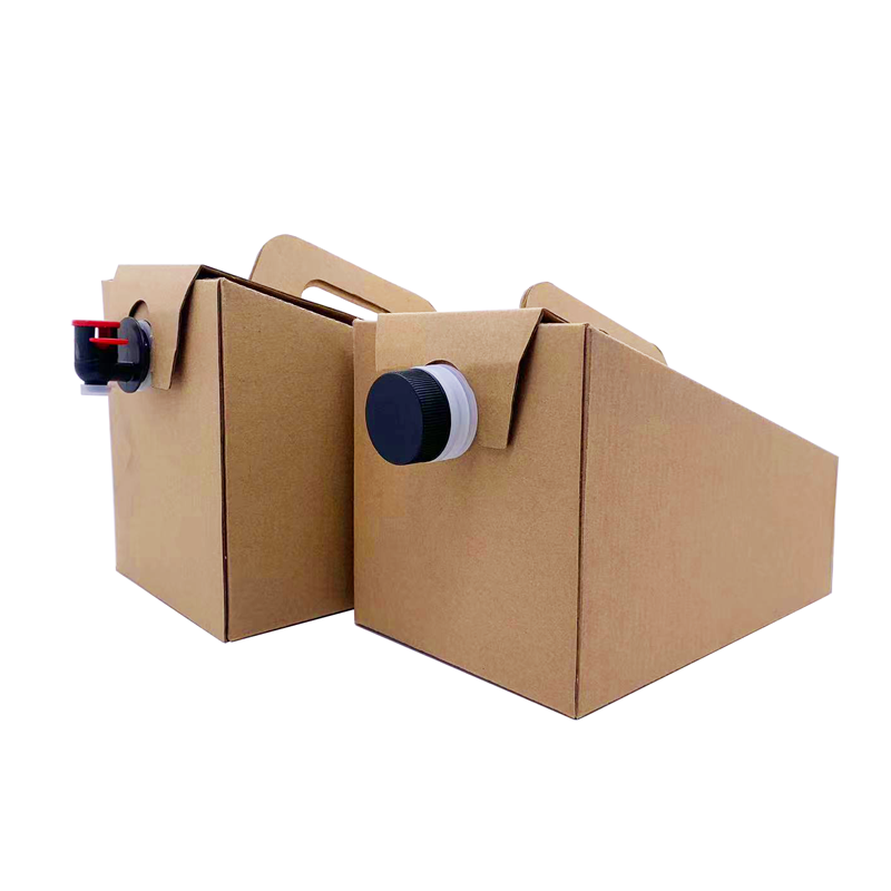 Custom Kraft Portable Take Out Coffee Packaging Box