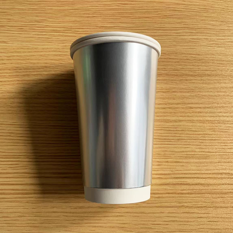 Wholesale Colorful Disposable Laser Double Wall Paper Cup