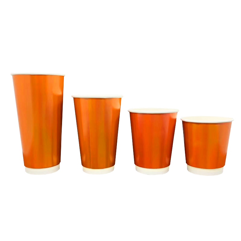 Wholesale Colorful Disposable Laser Double Wall Paper Cup