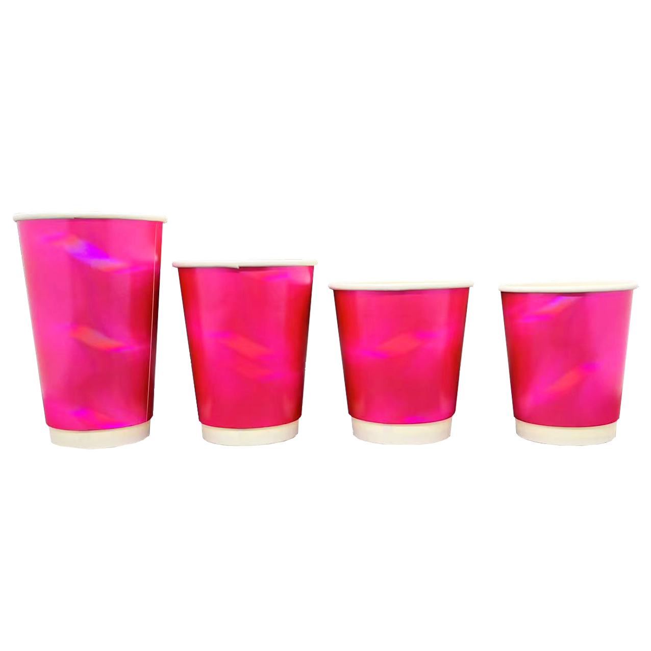 Wholesale Colorful Disposable Laser Double Wall Paper Cup