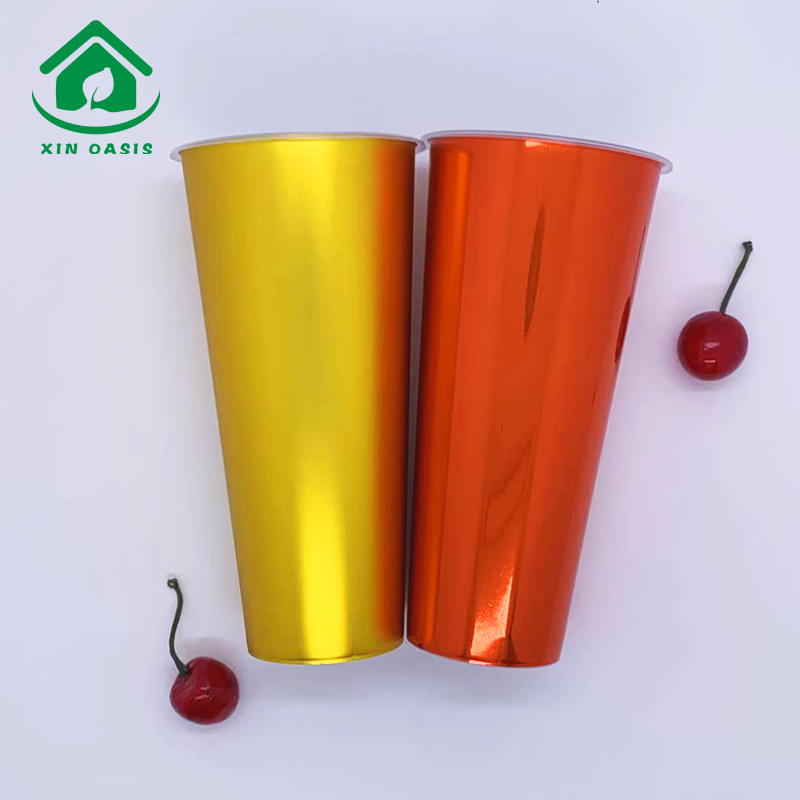 Wholesale Custom Logo Disposable PP Hard IML Plastic Cup