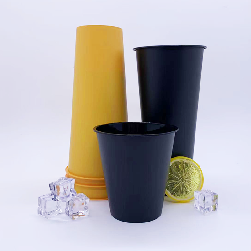 Resuable Logo Customized Milktea PP Plastic cup