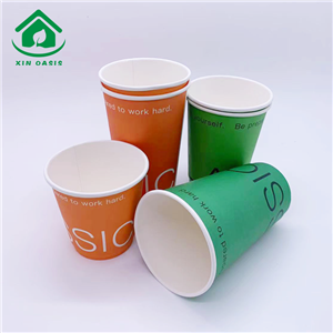 Disposable Custom Logo Coffee Single Wall Paper Cup