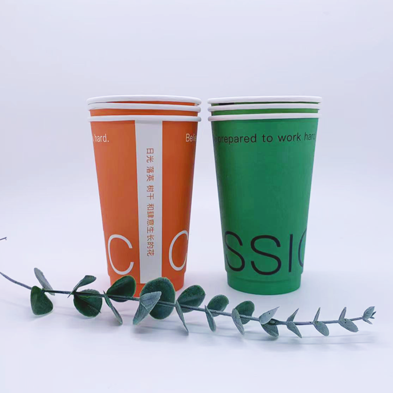 Disposable Custom Logo Coffee Single Wall Paper Cup