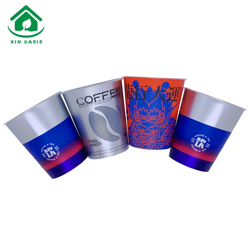 Disposable Custom Logo IML PP Hard Plastic Cup