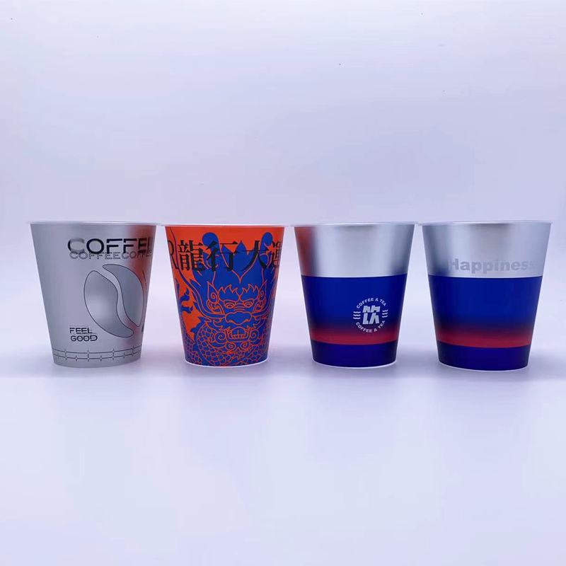 Disposable Custom Logo IML PP Hard Plastic Cup