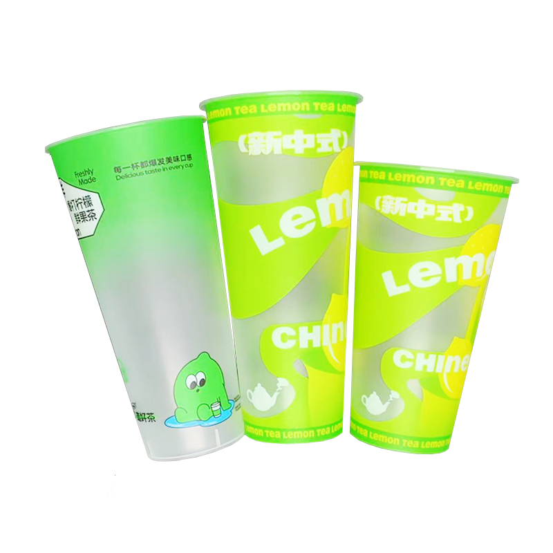 Biodegradable Custom Logo Hard PP IML Plastic Cup