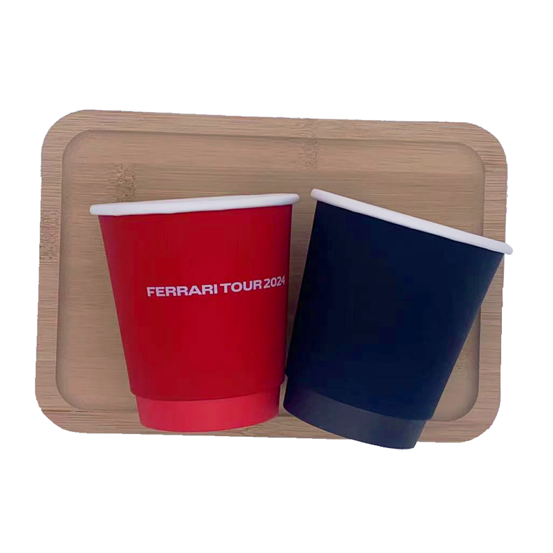 custom double wall disposable paper cup