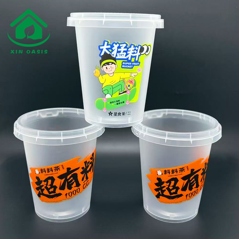 1000ml PP plastic boba tea cup