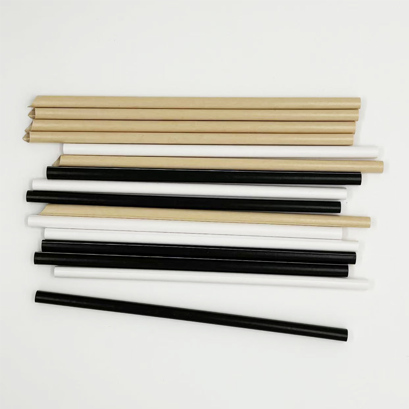 disposable 100% biodegradable sticky-free paper straw