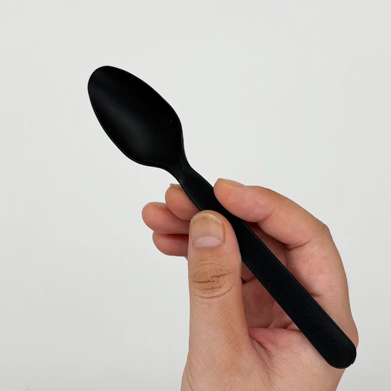disposable 100% biodegradable colorful PLA cutlery fork spoon knife