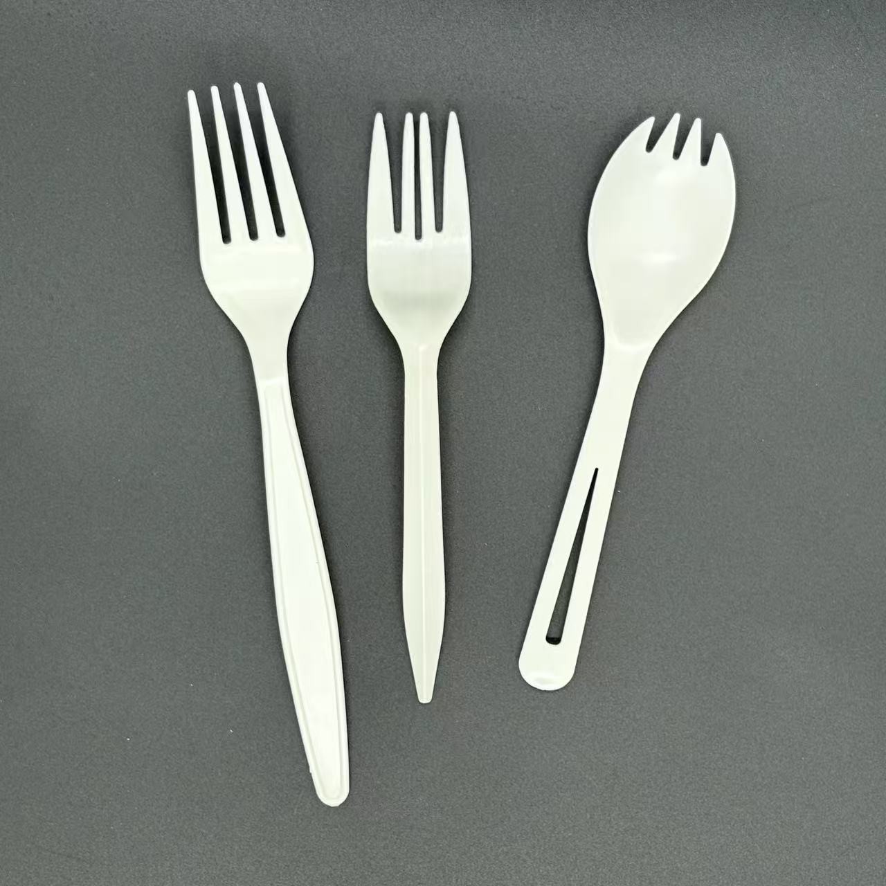 disposable food grade PP plastic cutlery fork spoon knife