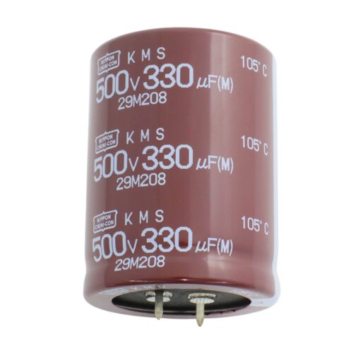 Condensador electrolítico de aluminio tipo encaje a presión EKMS451VSN331MR40S
