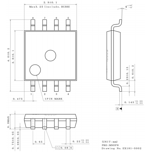 BA3404FVM Standard Ground Sense Operational Amplifier